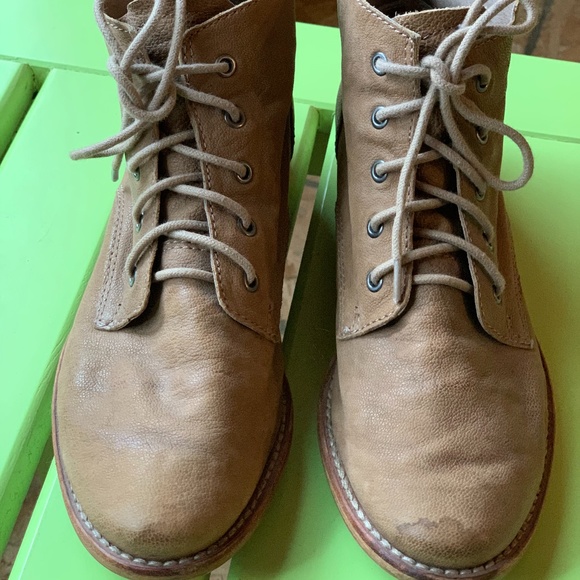 Worn Sam Edelman Lace Up Boots - Picture 1 of 10